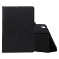 For Lenovo Smart Tab M10 / P10 10.1 inch Litchi Texture Solid Color Horizontal Flip Leather Case with Holder & Pen Slot(Black)