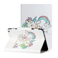 For Amazon Fire HD 8 (2020) Painted Pattern Horizontal Flip Leather Case with Holder(Sideways Unicorn)