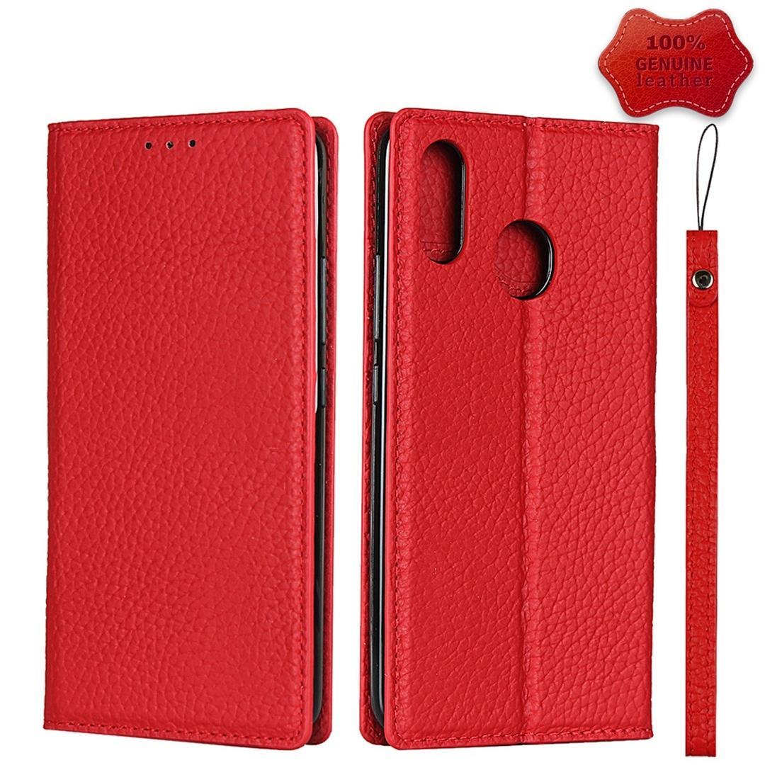 For ZTE Libero S10 Litchi Genuine Leather Phone Case(Red)