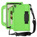 For Lenovo M10 X306X / X306F Diamond Series EVA Anti-Fall Shockproof Sleeve Protective Shell Case with Holder & Strap(Green)