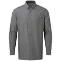 Premier Mens Organic Fairtrade Certified Chambray Shirt (Grey Denim) (M)