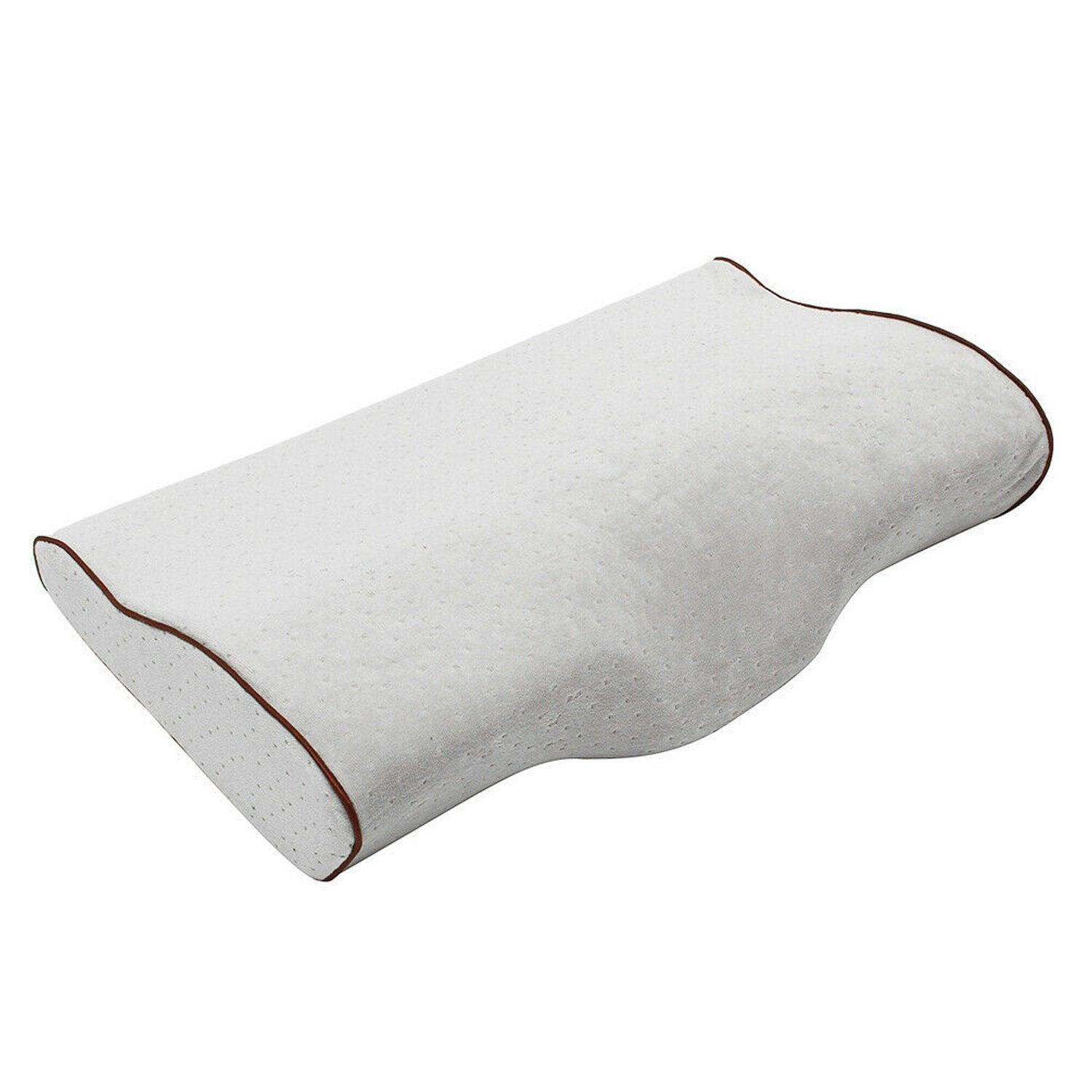Neck Care Rebound Contour Support Memory Foam Pillow - Grey