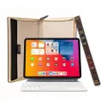 Twelve South BookBook Case Cream Lining Folio Cover For 12.9in iPad/Keyboard BRN