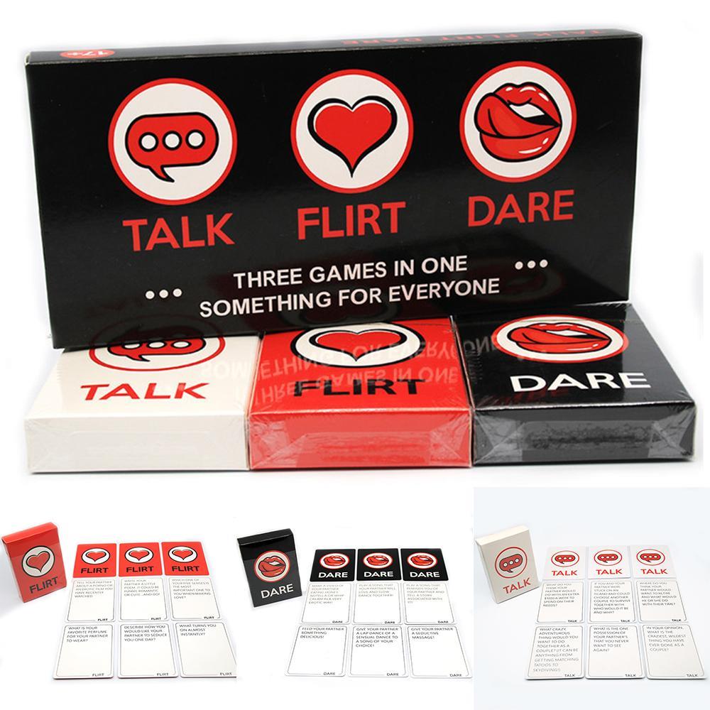 Vicanber Talk Flirt Dare Cards Board Game Fun and Romantic Game for Couples Lovely Date Night Activity Games