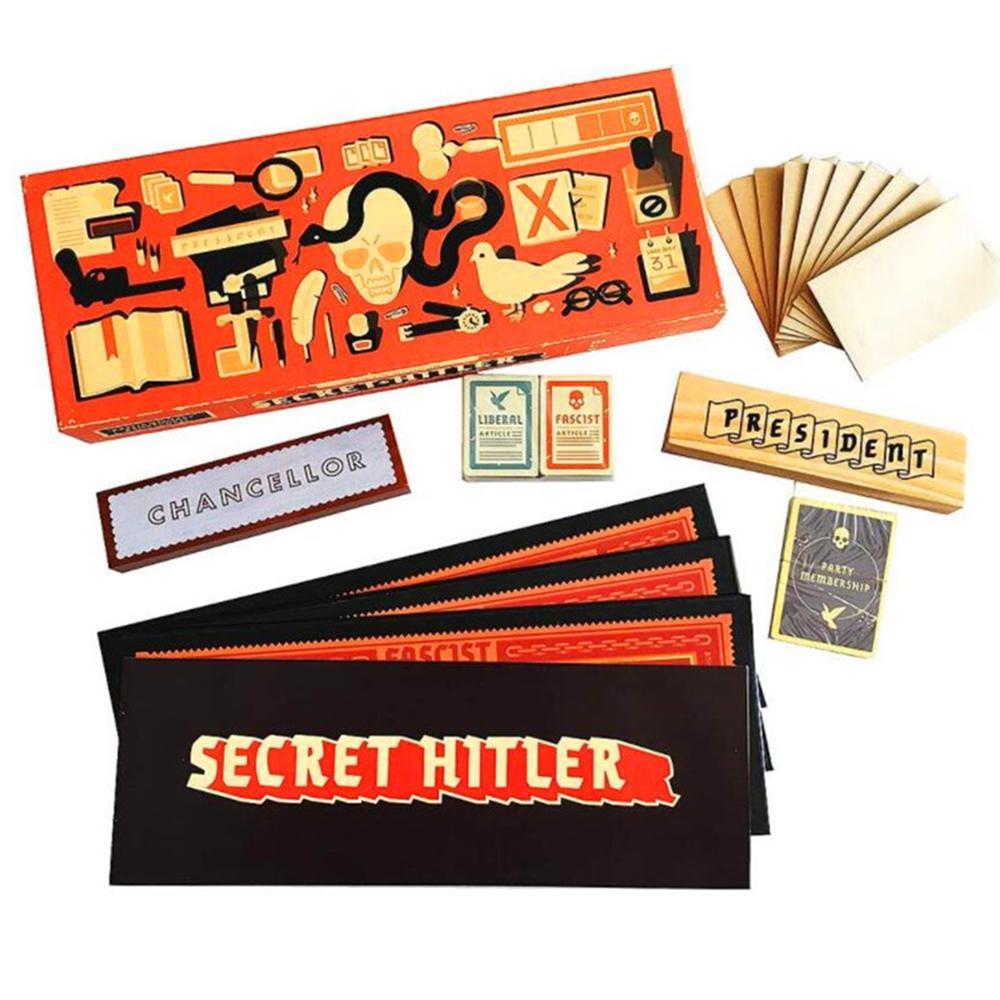 Vicanber Secret Hitler's Card Board Game Fmaily Friends Party Games
