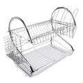 Stainless Steel Kitchen Dish Dry Rack - 2 Tier