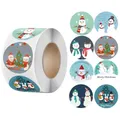 Snowman Christmas Sticker Gift Decoration Gift Sealing Stickers, Size: 1.5 Inch/3.8cm(LG-210922-38-001)
