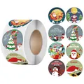 LG-210922-38-007 Christmas Santa Sticker Self-Adhesive Gift Tag, Size: 1.5 Inch/3.8cm(LG-210922-38-007)