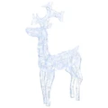 Reindeer Christmas Decoration 90 LEDs 60x16x100 cm Acrylic vidaXL