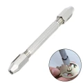 3 PCS Double-ended Steel Pick Aluminum Slloy Hand Drill Punch