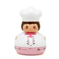 2 PCS RB189 Mini Chef Timer Kitchen Machinery Reminder Learning Time Manager, Style Random Delivery(Pink)