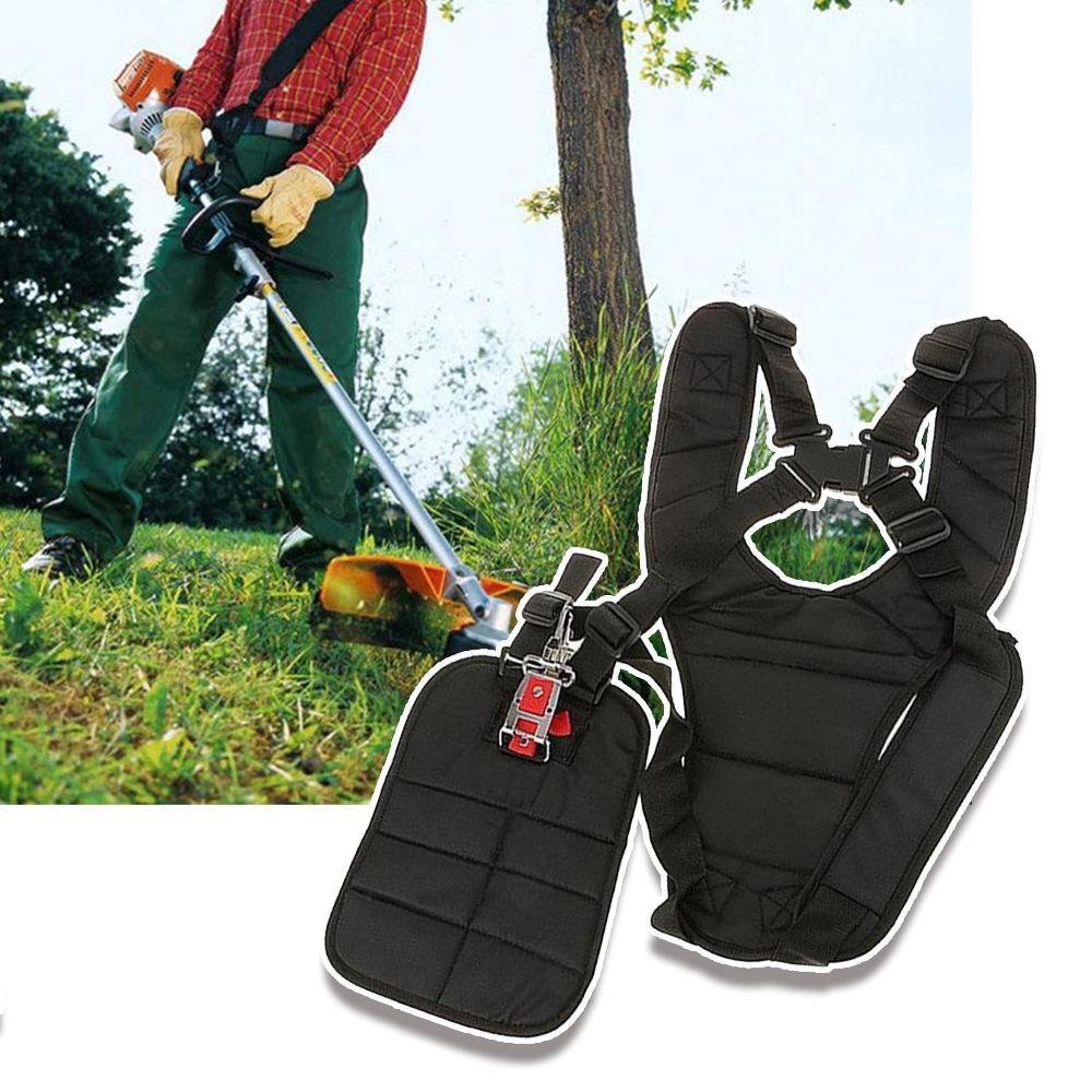 Lawn Mower Multi-Purpose Double Shoulder Strap Forestry Machinery Tool Strap Side Hanging Strap