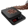 Household Hand-Pushed Coffee Scale USB-Powered Smart Kitchen Scale With Timing, Specification: 5kg/0.1g