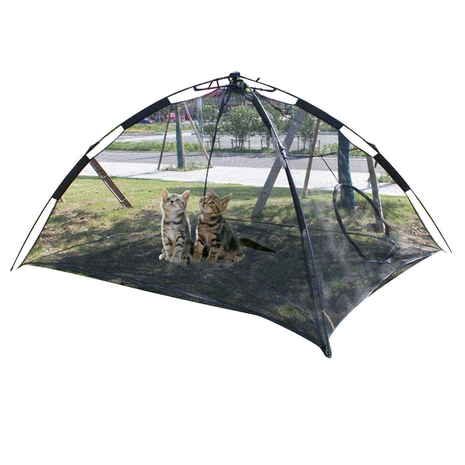 Outdoor Pop Up Cat Tent Enclosure