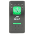 UHF Radio Rocker Switch Cover Only - Green