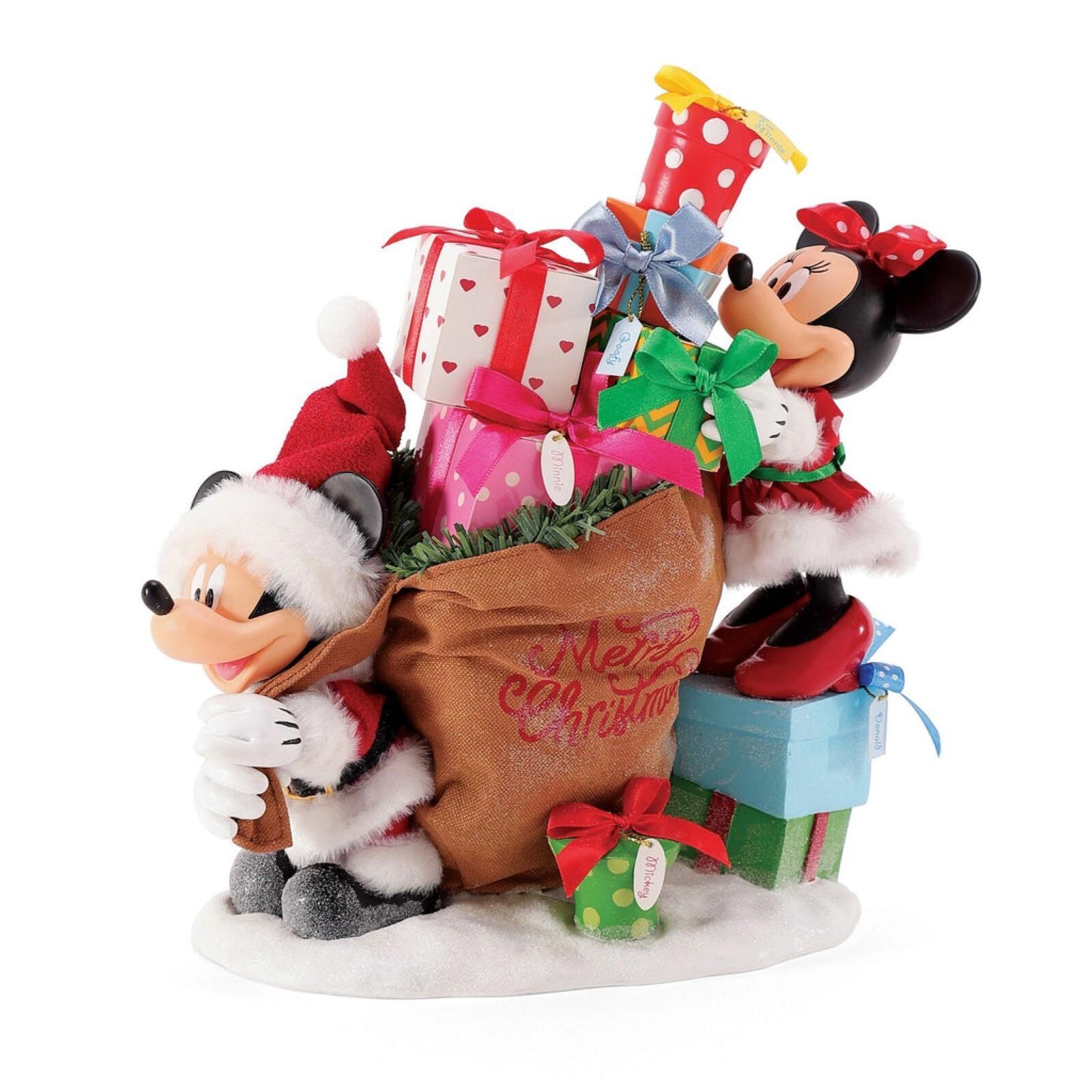 Department 56 Possible Dreams Minnie and Mickey Mouse Christmas Eve