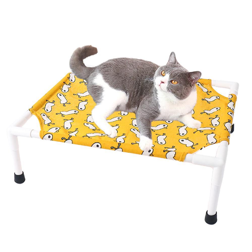Elevated Dog Bed Pet Cat Portable Raised Dog Cat Durable Raised Pet Beds(Style 1)