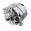 GM Small Block Chev V8 Aeroflow Chrome Alternator 100 Amp Internal Regulator New AF4870-1100
