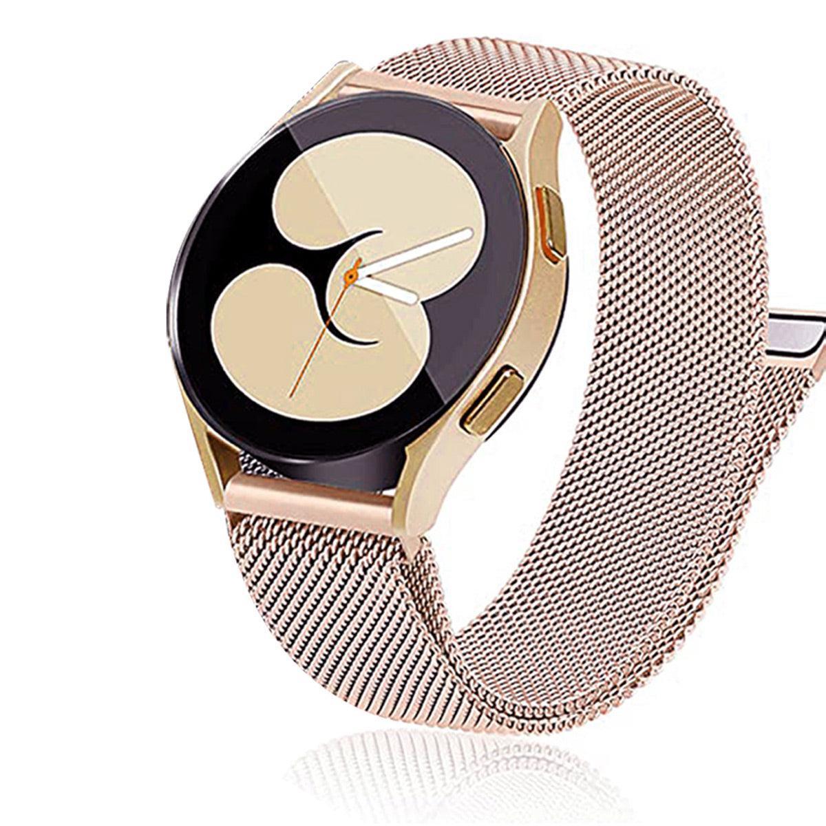 Samsung Galaxy Watch 4 Classic 40/44/42/46mm Milanese Magnetic Replace Band-Rose Gold