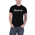 Morrissey T Shirt Text Logo new Official Mens Black