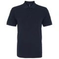 Asquith & Fox Mens Plain Short Sleeve Polo Shirt (French Navy) (2XL)