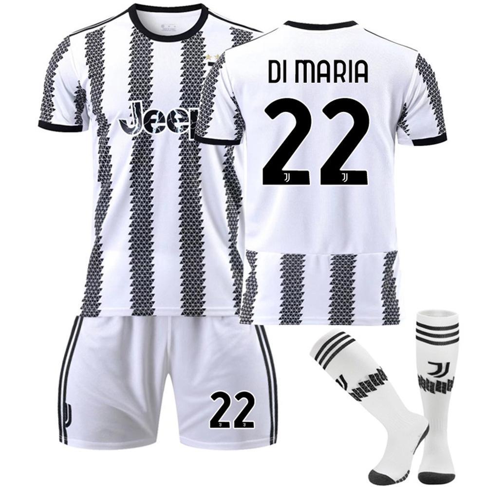 Vicanber Kids Boys Jersey Football Tacksuit Short Sleeve Set Soccer Training Suits Children Sportswear Outfit No. 7 10 22 (No.22, 8-9 Years)