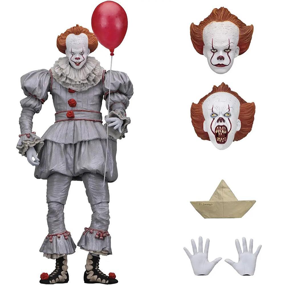 Vicanber 7 inch Clown Ultimate Pennywise Action Figure Kids Toy Gift