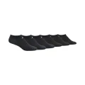Adidas - Athletic Superlite Cushioned No Show Socks (6 Pairs) - One Size - Unisex - Black
