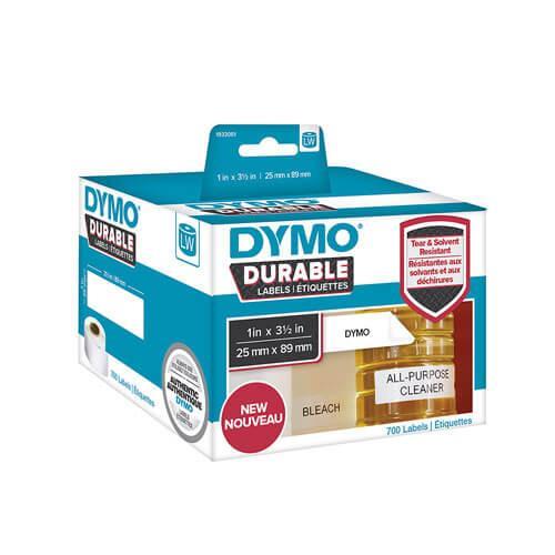 DYMO Durable Labels (White) - 25x89mm 700pk