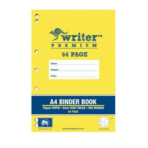 Writer Premium Binder Book (A4) - 64 Pages