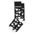 Dr Martens - Heart Sock Unisex Socks - S/M - Black/White