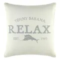 Tommy Bahama Relax 45cm Square Throw Cushion Home Bed Decorative Pillow Grey