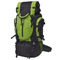 Hiking Backpack XXL 75 L Black and Green vidaXL