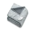 Beurer Super Cosy Heated Throw - Charcoal Grey (HD75G-NORDIC)