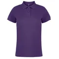 Asquith & Fox Womens/Ladies Plain Short Sleeve Polo Shirt (Purple) (M)