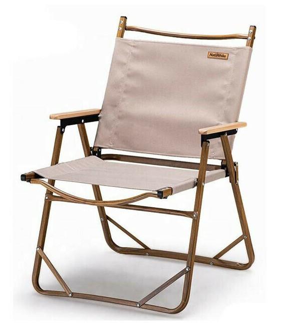 Naturehike Outdoor Wooden Grain Aluminum Foldable Camping Chair -Glamping Series