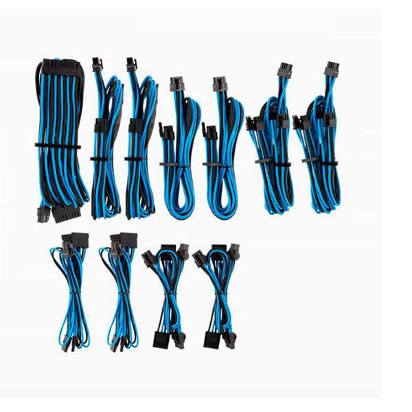 Corsair Psu Premium Individually Sleeved Dc Cable Pro Kit - Blue and Black