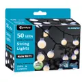 Sansai 50 Decorative LED Indoor/Outdoor Wall Hanging String Lights Warm White