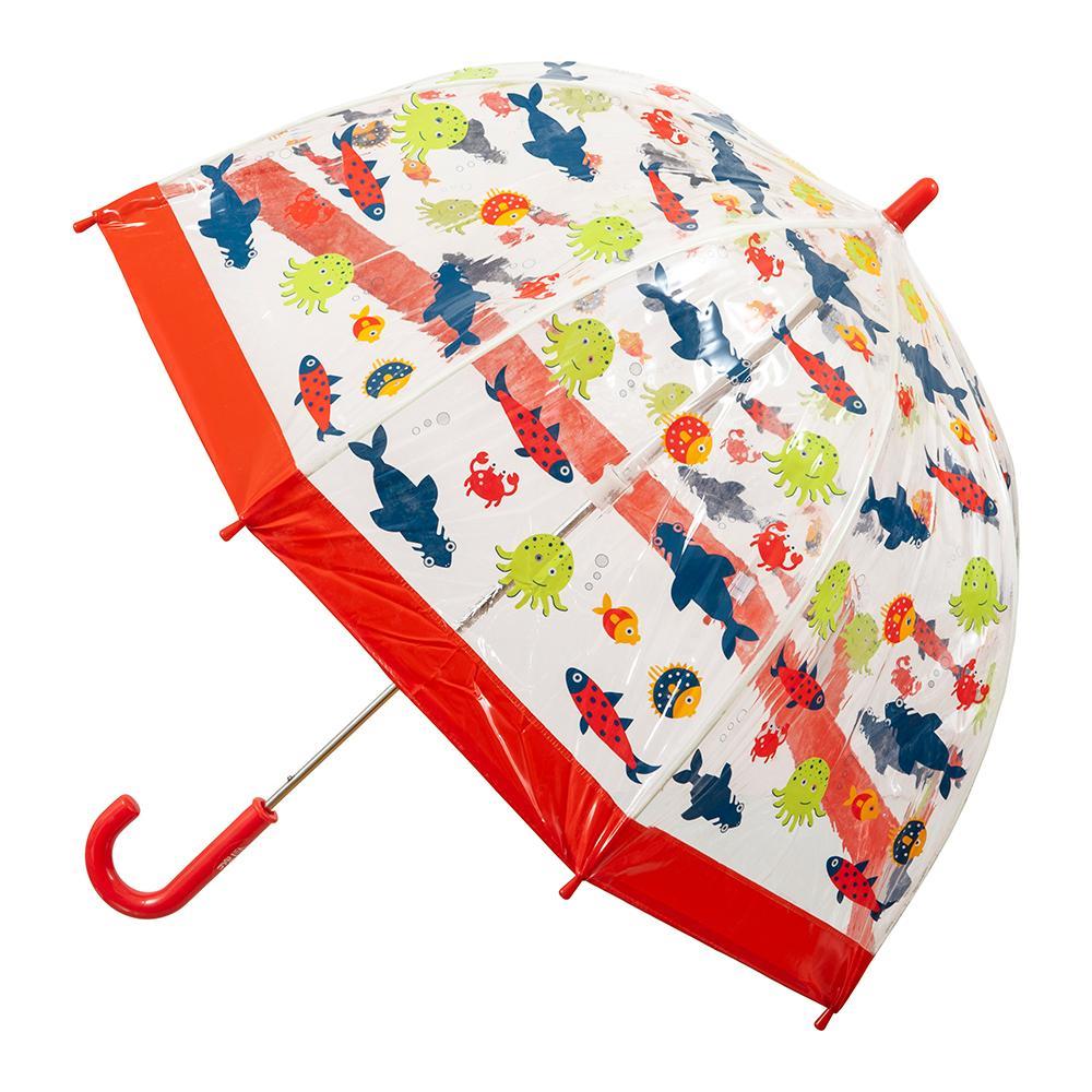 Clifton Kids 67cm Clear PVC Dome/Birdcage Umbrella/Shade Wind Resistant Fish