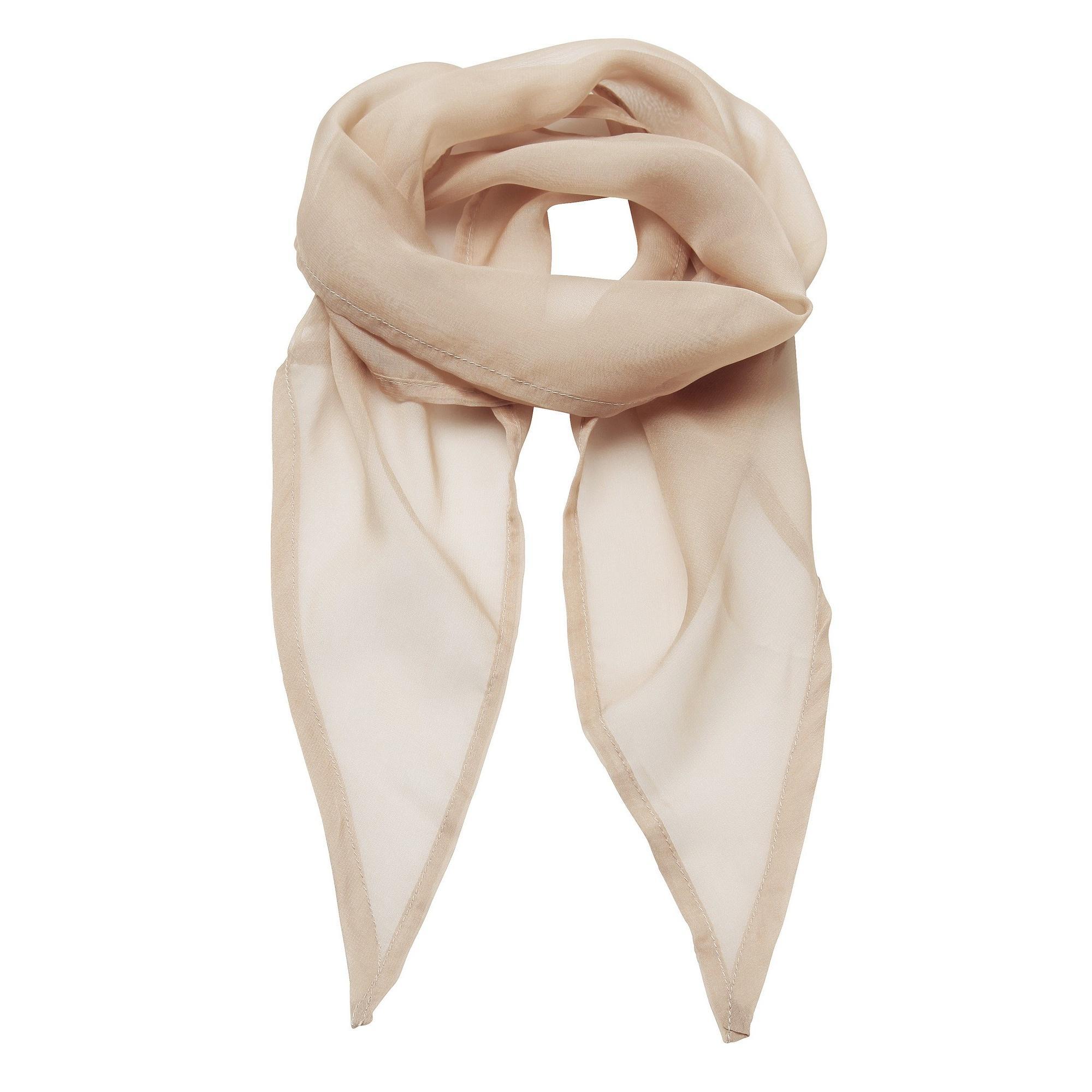 Premier Ladies/Womens Work Chiffon Formal Scarf (Natural) (One Size)
