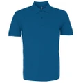 Asquith & Fox Mens Plain Short Sleeve Polo Shirt (Peacock) (3XL)