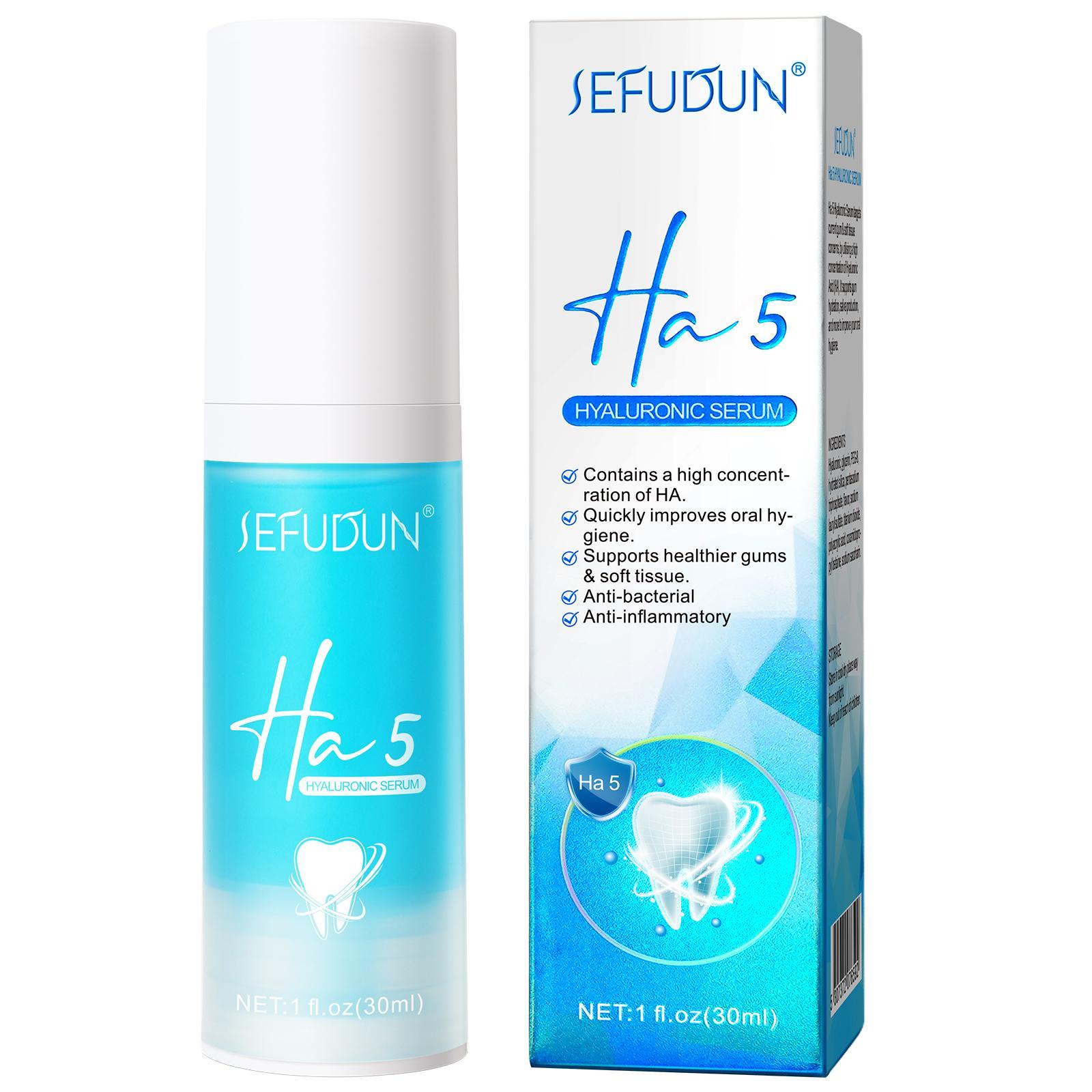 Sefudun Sensitive Gums Repair ToothPaste Whitening Teeth Oral Hygiene Color Corrector Foam Hyaluronic Acid Brightening Fresh Breath