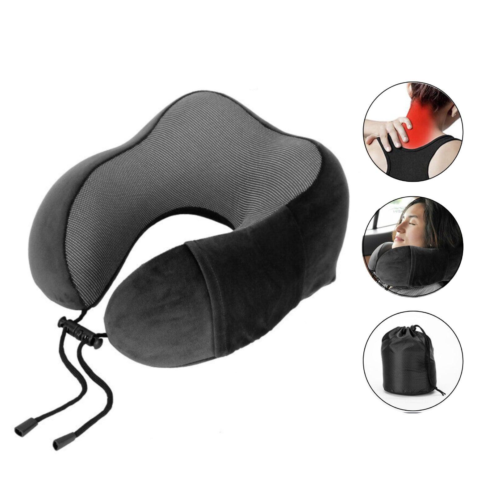Portable U Shaped Travel Pillow Soft Comfortable Head Rest Cushion Neck Support
