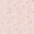 Crown Starlight Stars Wallpaper (Pink/Gold) (One Size)