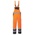 Portwest Unisex Contrast Hi Vis Bib And Brace Coveralls - Unlined (S488) / Workwear (Pack of 2) (Orange/ Navy) (S)