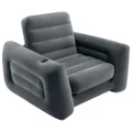Pull-Out Chair 117x224x66 cm Dark Grey INTEX