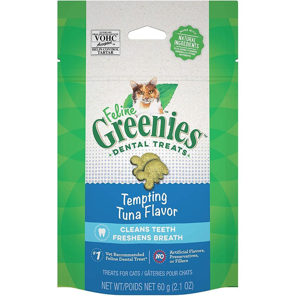 Greenies Cat Dental Treats Tempting Tuna Flavour 60g x 10 Pack