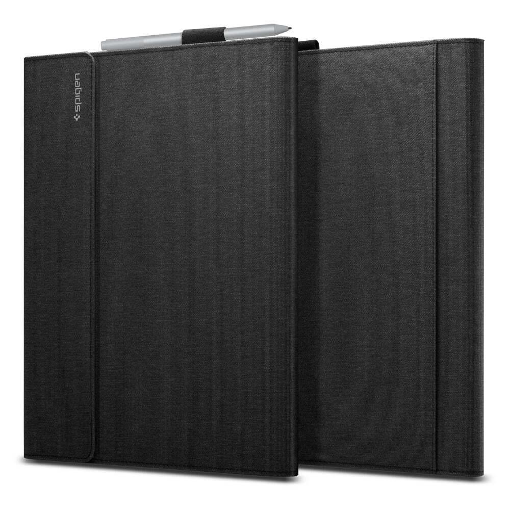 SPIGEN Surface Pro 8 / 9 13-inch (2021) Case, Genuine Stand Folio Soft Magnetic Tablet Cover for Microsoft - Black