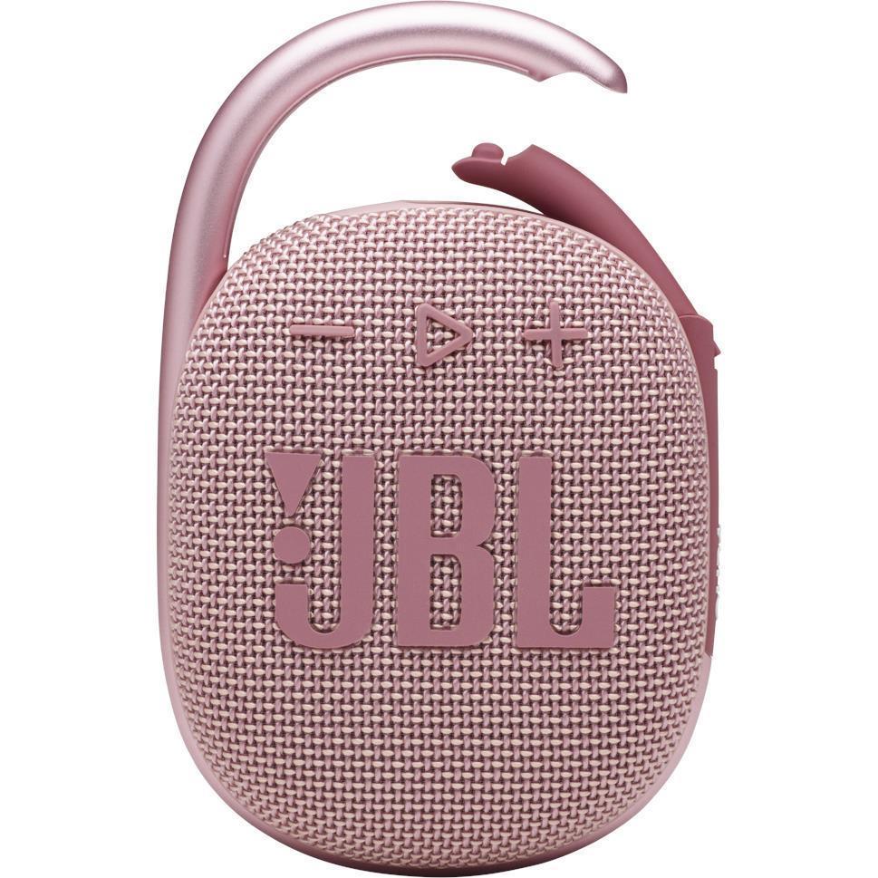 JBL Clip 4 Portable Bluetooth Speaker (Pink)