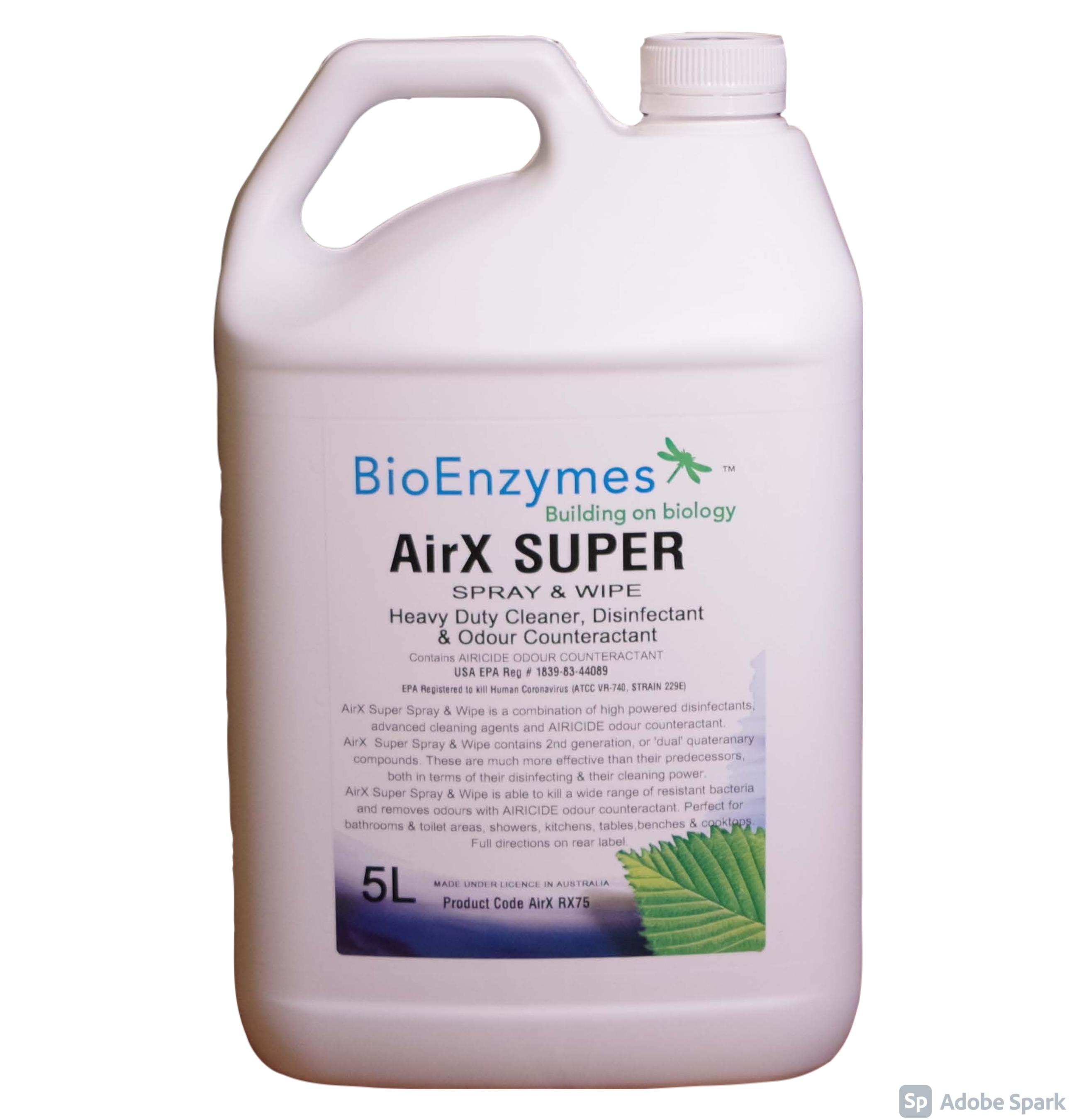 BioEnzymes Super Spray & Wipe Heavy Duty Cleaner 1lt